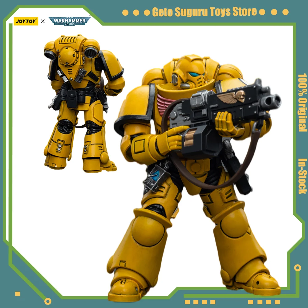 [In-Stock] JOYTOY Warhammer 40k Action Figure 1/18 lmperial Fists Intercessors Anime Figurine Joint Movable Model Collection Toy