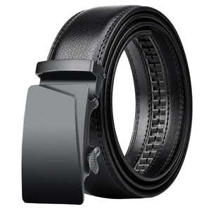 Plus  Large LONG Size 105 130 140 150 160 170cm Belt for Men Famous Brand Designer Automatic Buckle Wast Straps Belt PU Leather