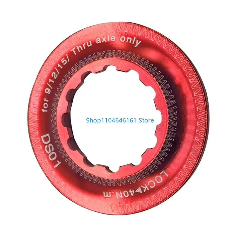 سبائك الألومنيوم Centerlock قرص القفل غطاء القفل غطاء قفل قرص الدراجة المتانة أداة لركوب الدراجات لسلامة ركوب الدراجات #3