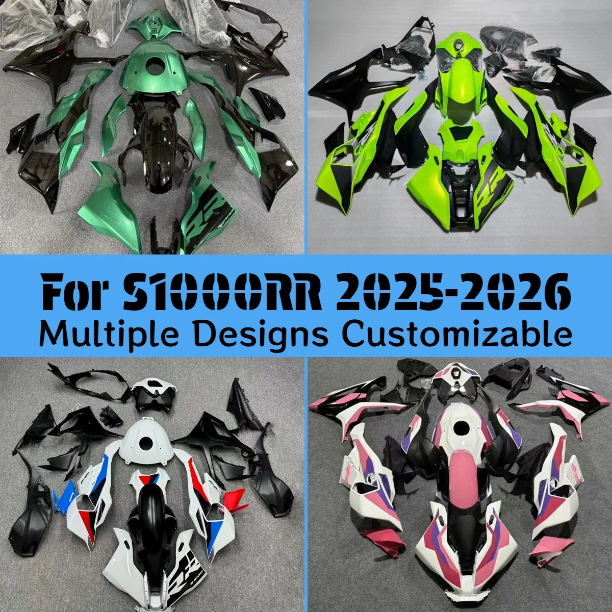 

Комплект обтекателей для мотоцикла BMW S1000RR 2025-2026, неоригинальный комплект панелей кузова