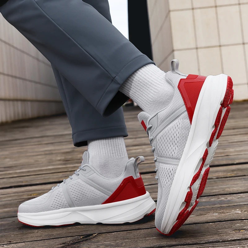 Wide Toe Box Shoes for Men Cushioned Well Outdoor Sports Shoe Width Shoes Non Slip Wide Breathable Running Shoes Plus Size 48