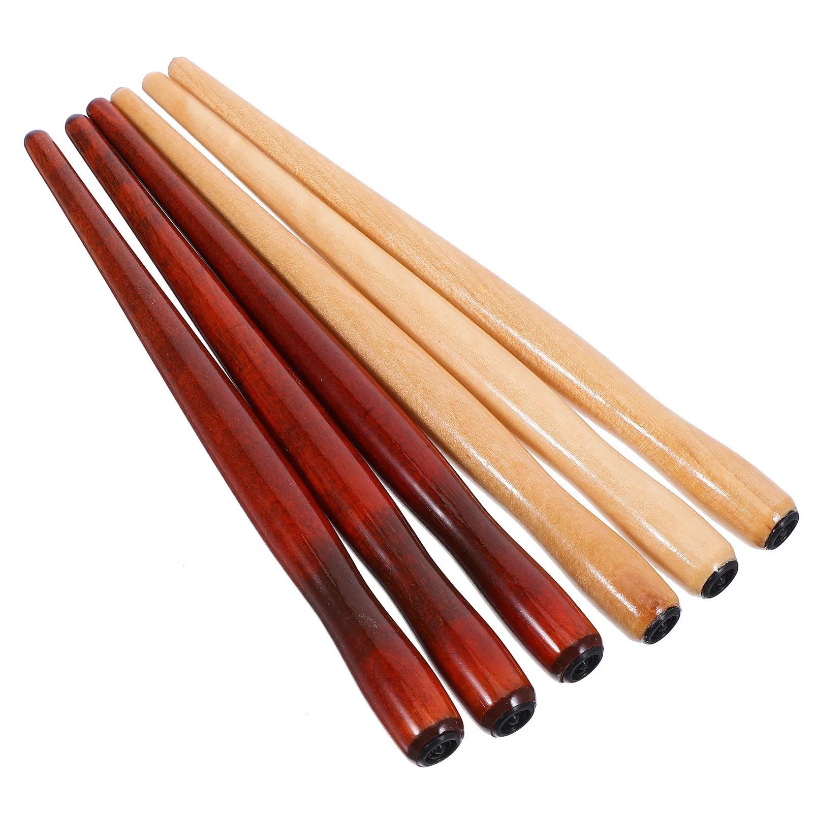 6Pcs Wood Dip Pen Holder with Polished Surface for Precise Calligraphy Drawing Painting Comics Sturdy Replaceable Nib Pen Holder
