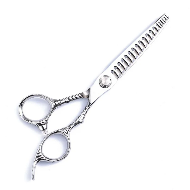 Segmented Gradient Thinning Shear Dedicated Stylist Haircut Men's Oil  Fishbone Color Mixing Thinning Scissors