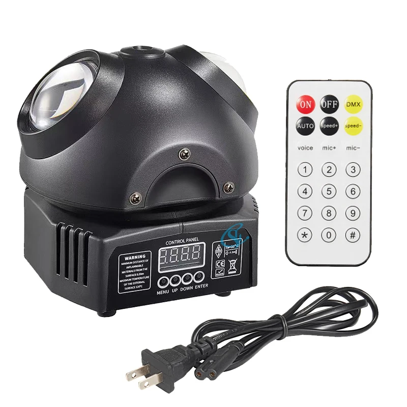 Nowe mini 36W LED DJ Disco Ball Lights Full Color Beam Green Laser Moving Head Effect Lights DMX512 Club Bar Party Show