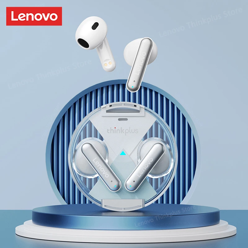 Original Lenovo LP10 2pcs 5pcs Earphone Bluetooth 5.2 Wireless Dual Stereo Noise Reduction Bass Long Standby Earbuds Wholesale