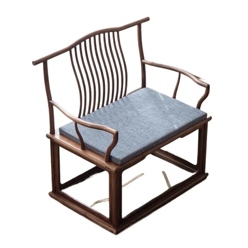 

New Chinese North American Black Walnut Lounge Chair Song Style Aesthetic Zen Tea Chair