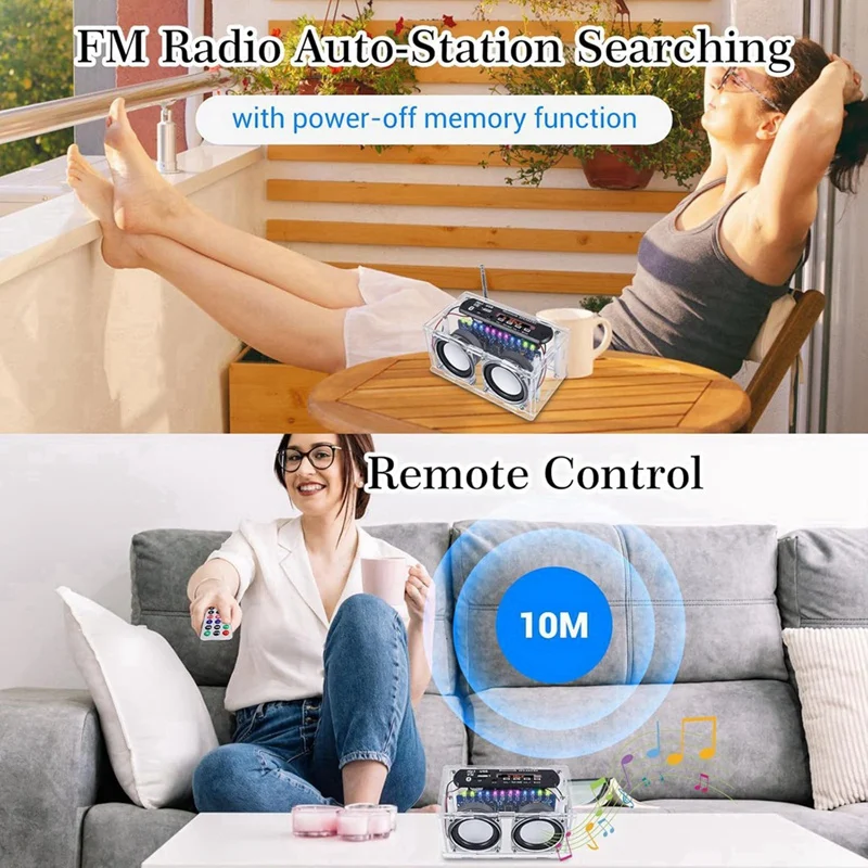 Kit altoparlante Bluetooth fai-da-te, funzione di registrazione Kit pratica di saldatura radio FM con spettro LED e telecomando