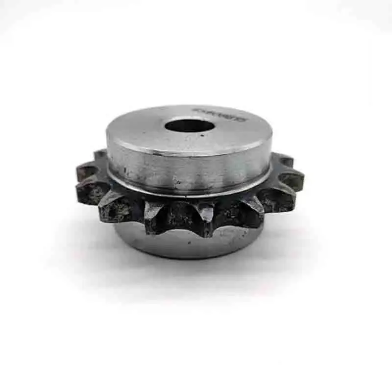 Pignone a gradini bifacciale 08B, piattaforma rialzata su due lati, ingranaggio a fila singola per apparecchiature industriali, 1 pezzo