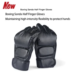 Adult And Children'S Boxing Gloves Sanda Half Finger Fighting Training Boxing Set Taekwondo Thai Boxing Sandbag Fighting Gloves