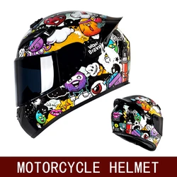 Full-coverage retro motorcycle helmet men riding cruise motorcycle full helmet ladies helmet four seasons streetcar running helm