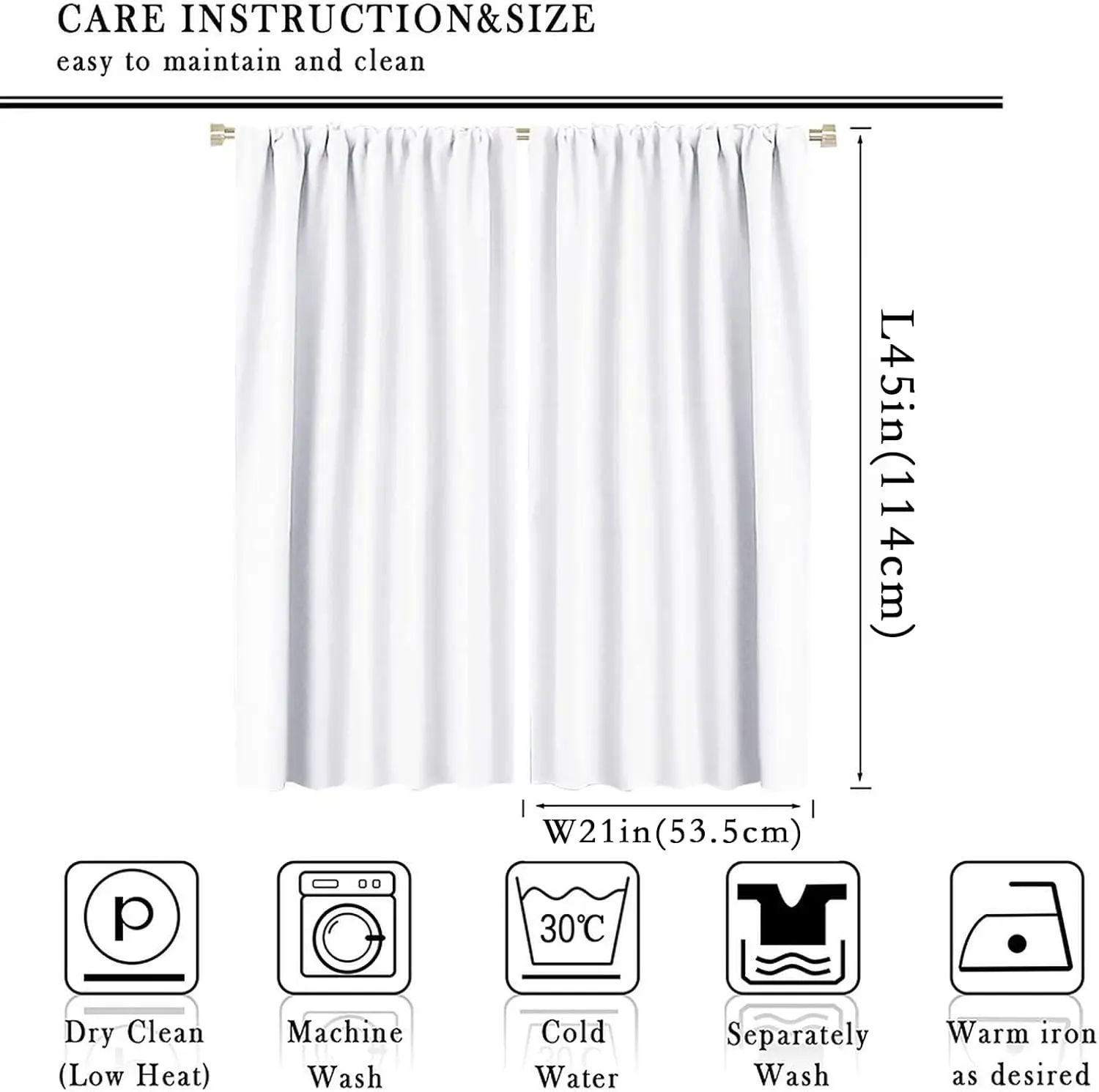 Romantic Paris Eiffel Tower Curtain Set Decorative French Window Drapery Polyester Home Accent Curtains Pair