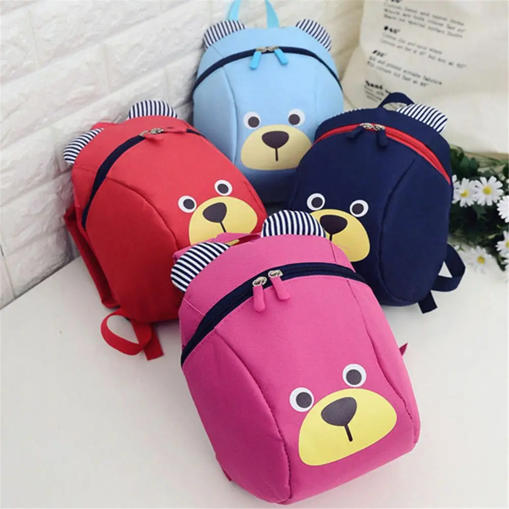 Children Kids Safety Harness Reins Toddler Backpack Walker Buddy Strap Walker Baby Bag Anti-lost Cute Cartoon Rucksack