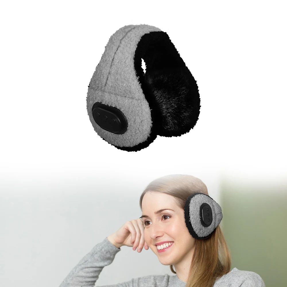 Bluetooth Sleep Headphones Ear Muffs, Winter Warm Sleeping Earmuffs for Side Sleepers Women Men