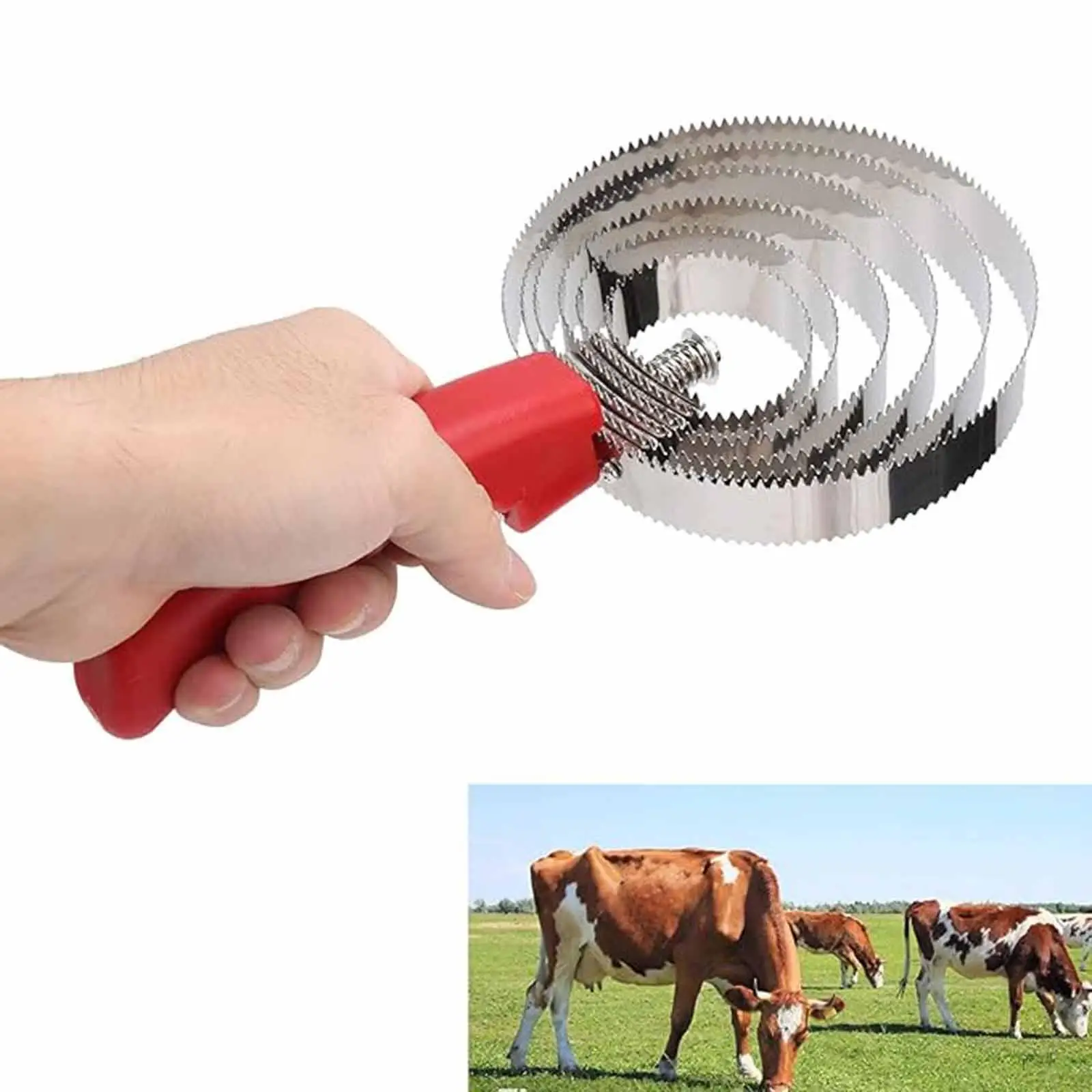 Peine de Metal para curry, raspador profesional para el cuidado de caballos, cepillo para el pelo, raspador, cepillo para caballos, herramienta de caída para perros, ganado, vaca, caballos y ovejas