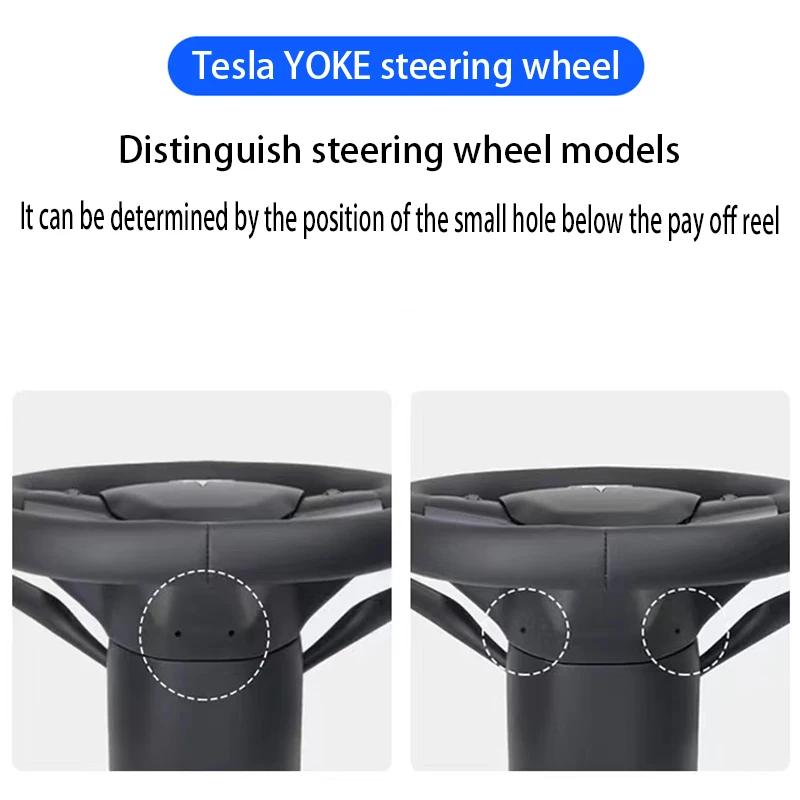 Yoke Handle Tesla  Model 3 Model Y with Heating Steering Wheel For Tesla Personalized Racing Leather Customized Accessories