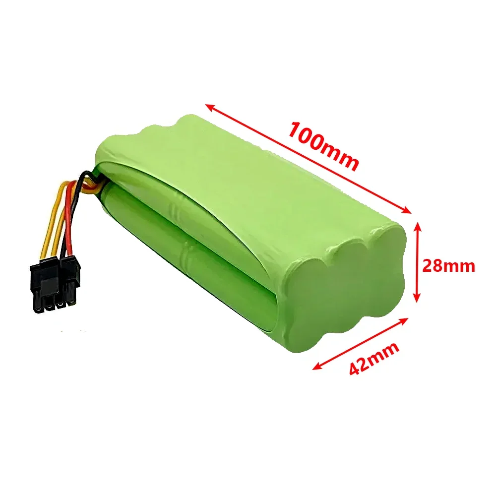 AA Rechargeable Battery Ni-MH 14.4V 2500mAh for Ecovacs Deebot Deepoo X600 ZN605 ZN606 ZN609 Vacuum Cleaner Robot