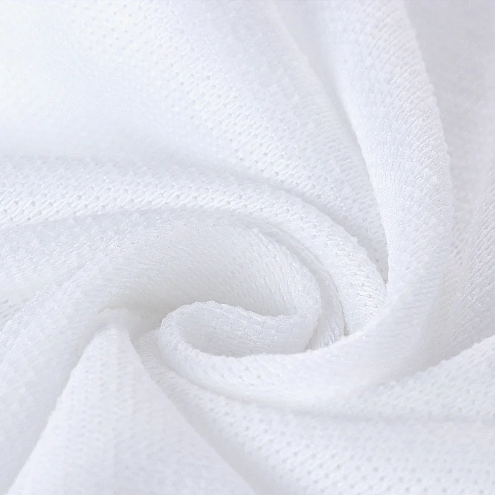 1 Piece 30*60 CM White Soft Microfiber Fabric Face Towel Hotel Bath Towel Wash Cloths Hand Towels Portable Terry Towel