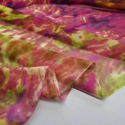 On Sale 100% Silk Georgette on Sale 8mm Ethnic Printed Qualified Breathable Sewing Fabric