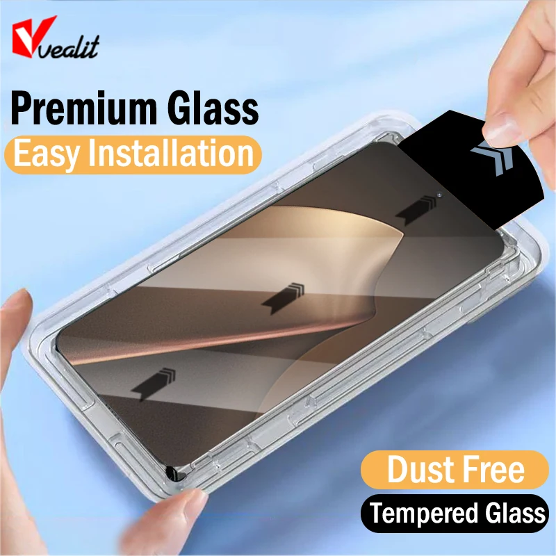 

HD закаленное стекло для Xiaomi 15T 14T 13T 12T 11T Pro Black Shark 4 5 Pro Защитная пленка для экрана без пыли Простая установка Комплект крышки