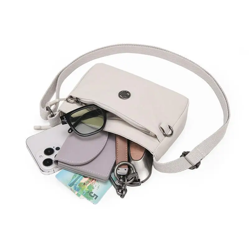 حقيبة يد كروس نسائية جلدية عصرية جديدة ذات سعة كبيرة ومتعددة الوظائف للسفر قابلة للطي ومحمولة للتخزين المقاوم للماء