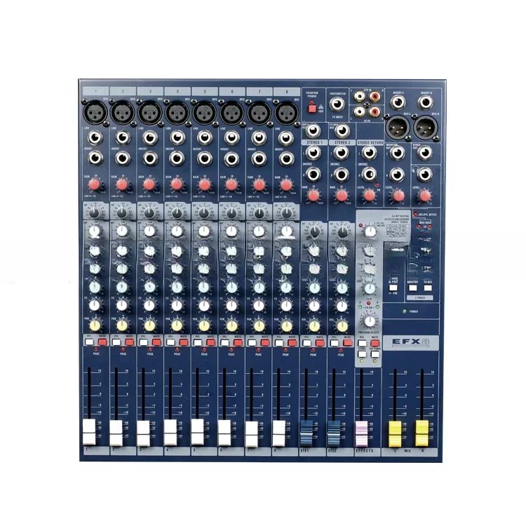 Soundcraft стиль для EFX8 8-канальной микшерной консоли для клубного прямого эфира