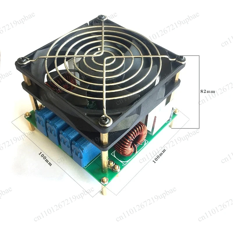 1200W 25A ZVS Tap‑Free Induction Heater Short‑Circuit Protection with Pump and Coil