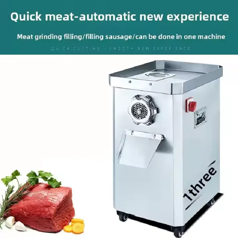 

Commercial 304 Stainless Steel Meat Mincing Machine Meat Cutting Machine