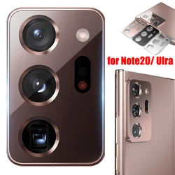 Metal Camera Protector for Samsung Galaxy Note 20 Ultra Rear Lens Protection Ring Case Cover Tempered Glass Film for Note 20