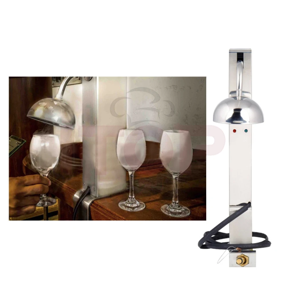 Co2 Beer Instant Glass Froster 304 Stainless Steel Carbon Dioxide Dry Ice Fog Cooling Glass Machine