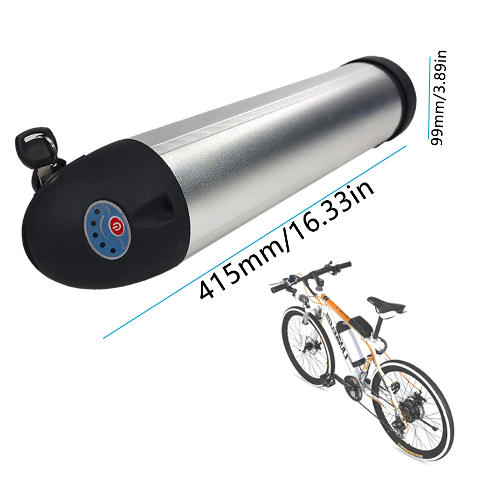 Water Bottle E-bike Battery 36V 21Ah 48V 17.5Ah L415mm li-ion Down Tube Frame Battery for 250W-1500W motor