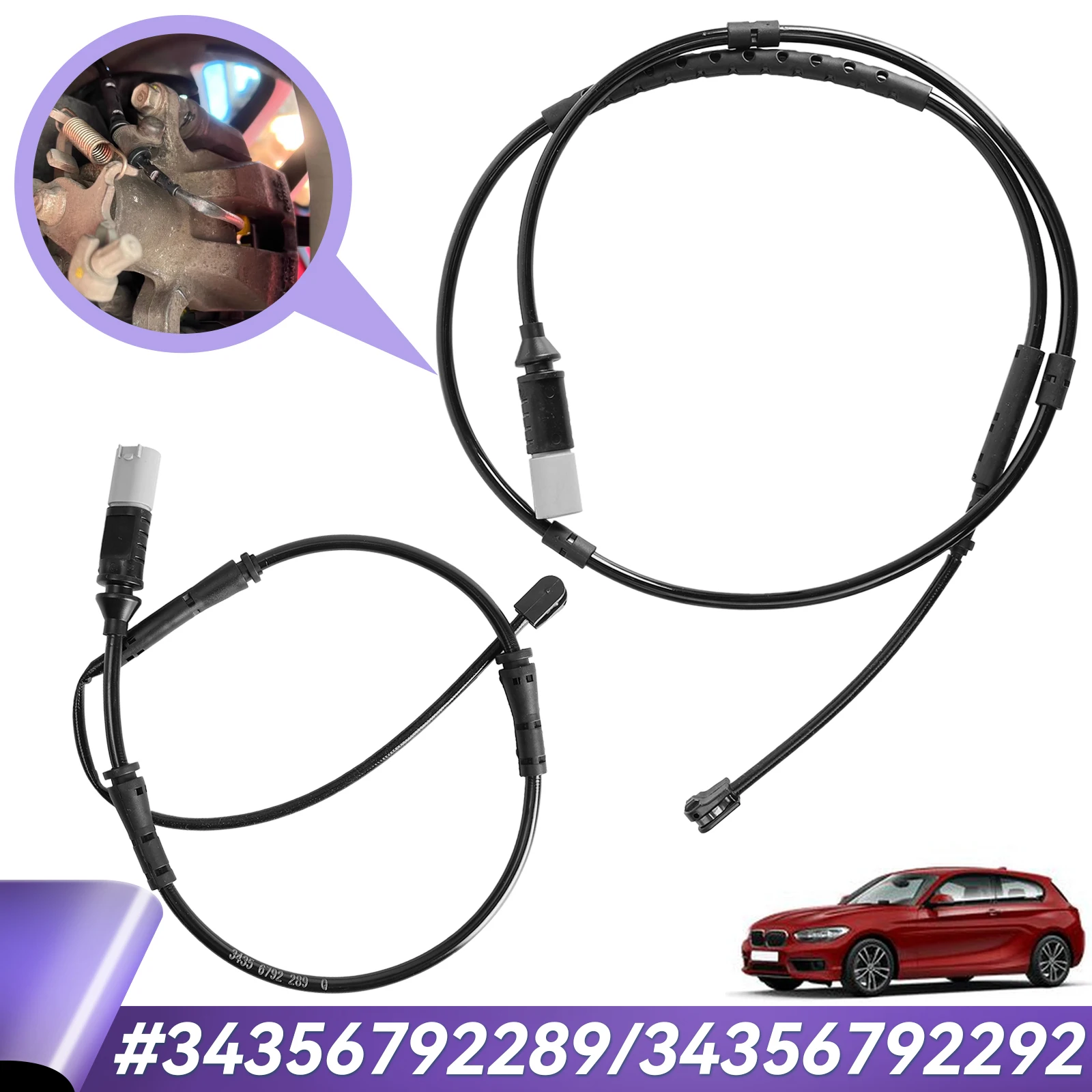 Front Rear 34356792289 34356792292 Brake Sensor Brake Disc Pad Wear Sensor For BMW 1 Series F20 3 Series F30 F31 F34 F32 F33 F36