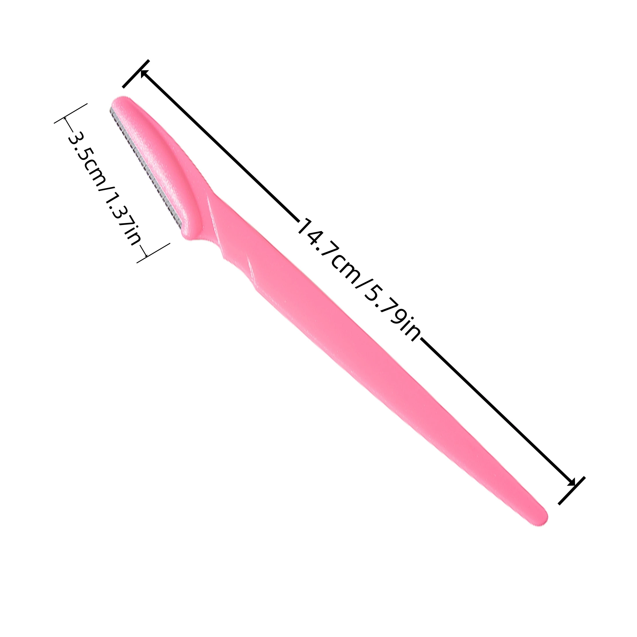 30 قطعة/10 قطعة العين أداة قص الحواجب في حالة إزالة الشعر ماكينة حلاقة شفرات آمنة التشذيب أدوات زجاجة الحاجب شفرات مع حاوية الوجه #4