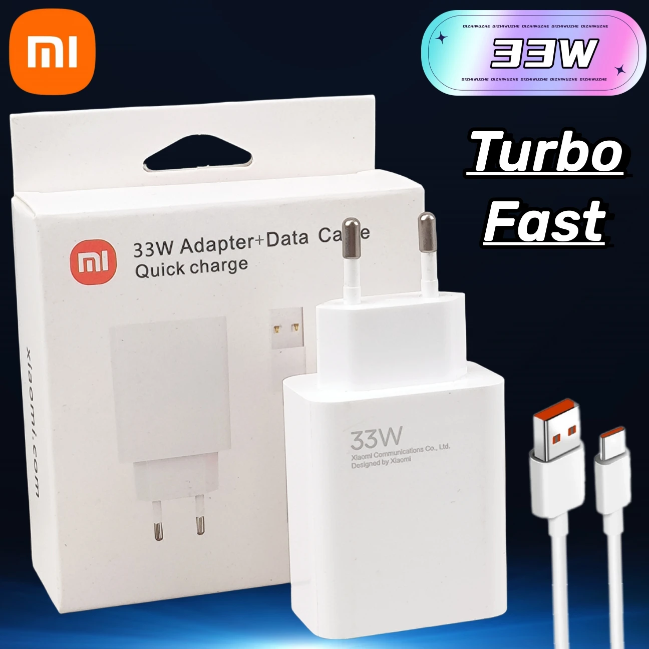 Зарядное устройство Poco F3 для Xiaomi 33 Вт, кабель Usb Type C, адаптер питания быстрого питания для RedMi Note 9, 10 Pro, 11, Mi 10T, 11 Lite, 5G Poco X3