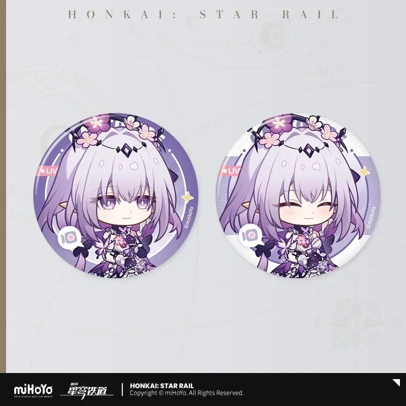 Sunsyea Honkai Star Rail Officiële Merch miHoYo Originele Authentieke JMDHKS Serie Badge Set Dan Heng Blade Sunday Aventurine