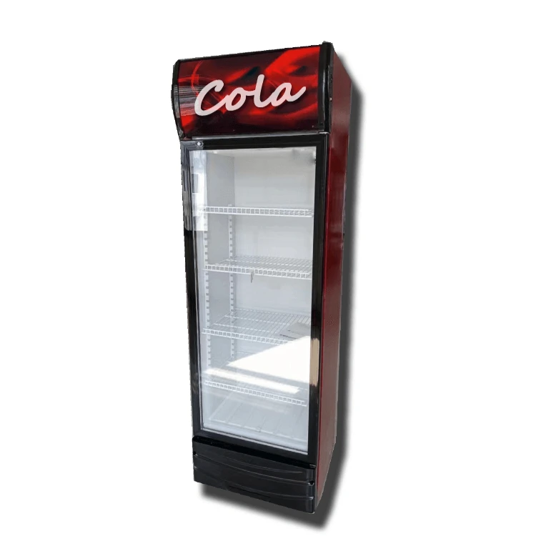 Supermarket Glass Door Drink Display Fridge Cooler Cola Chiller Cabinet Refrigerator