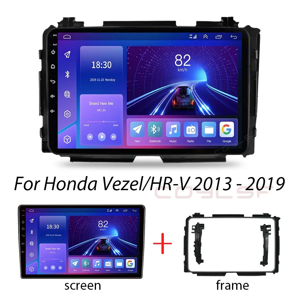 For Honda HR-V HRV XRV Vezel 2013 - 2019 DSP Android 13 Car Radio GPS Bluetooth Multimedia Player Autoradio Carplay Video