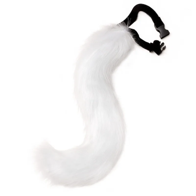 New! high quality For Props Cat Fox Plush Tails Role Play Halloween PartyAccessories Anime Animal Tail Cosplay Costumes image 4