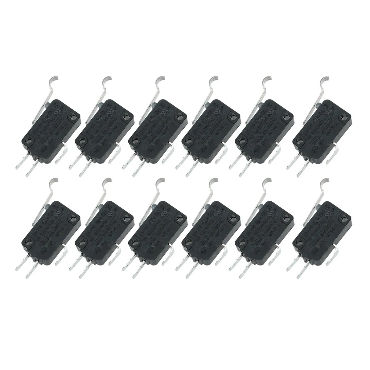 12 pcs Micro Switch Pin Type Package 3 Long Hinge Lever Waterproof Momentary Push Button For Home Appliance Electric Equipment - view 3