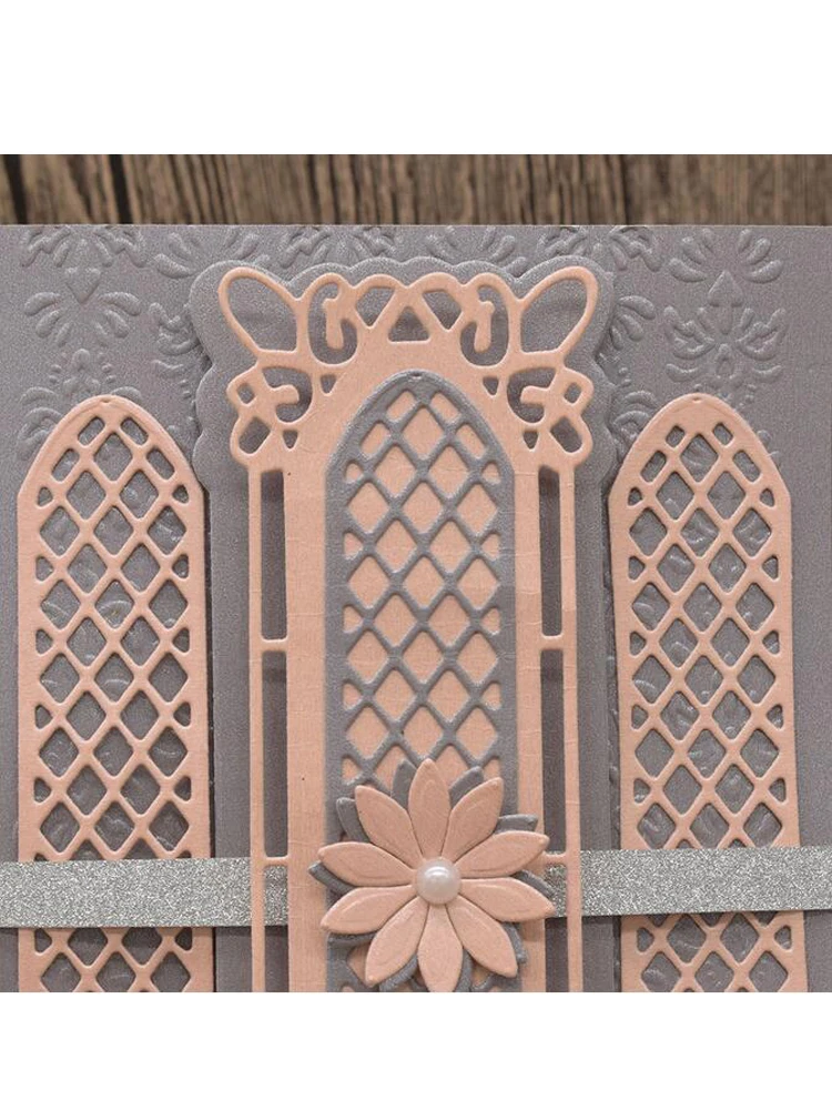 Frame Background Metal Cutting Dies Stencil Scrapbook Album Stamp Paper Card Embossing Decor Craft Knife Mould