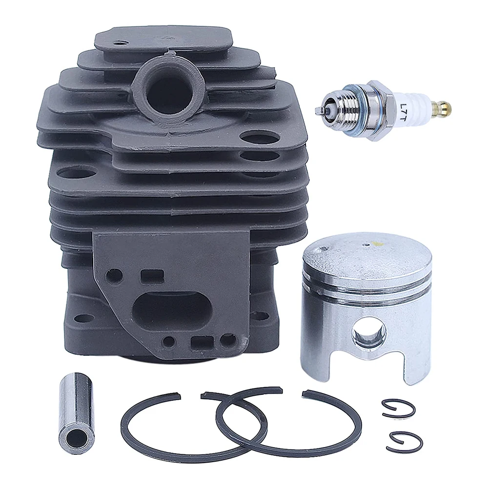 Juego de reconstrucción de pistón de cilindro de 36mm para Mitsubishi TU33 TB33 TL33 para cortacésped chino BC330 BG330 con bujía para