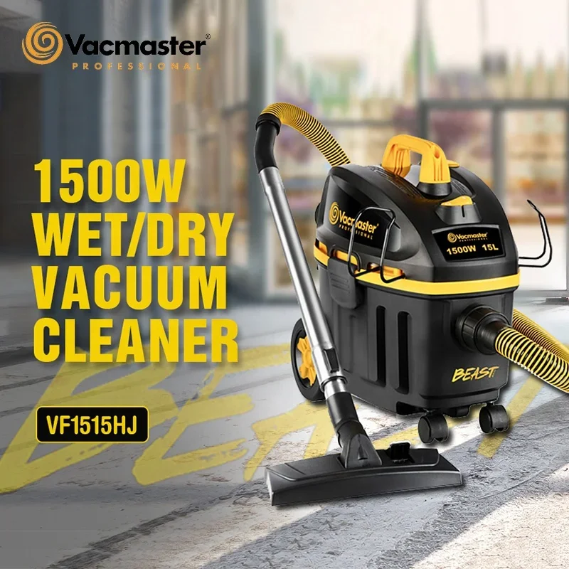 Vacmaster 2020 1500W 15L aspiradora powerful portable household car wet and dry bagged canister vacuum cleaner, VF1515HJ