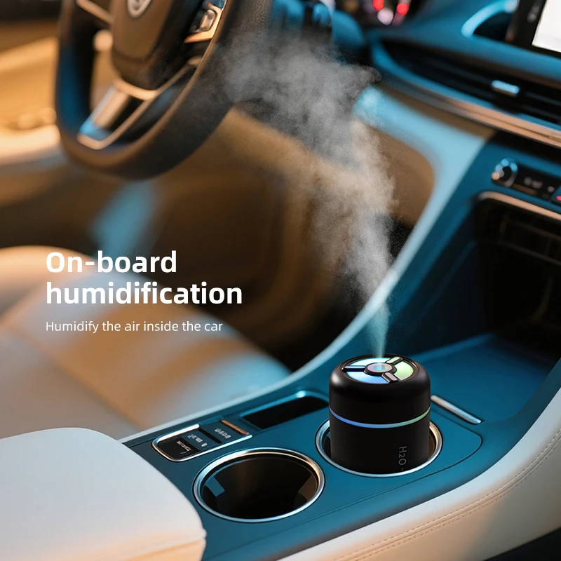 Portable Colorful Humidifier XD90/USB Mini Air Humidifier with LED Night Light, Silent Ultrasonic Mist, Car/Home Use