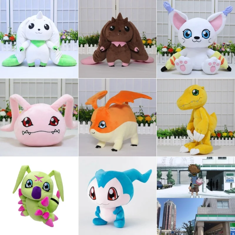 Digimon Adventure Wormmon  Doll Toy Doll Anime Peripheral Decoration Handmade Christmas Gifts for Friends