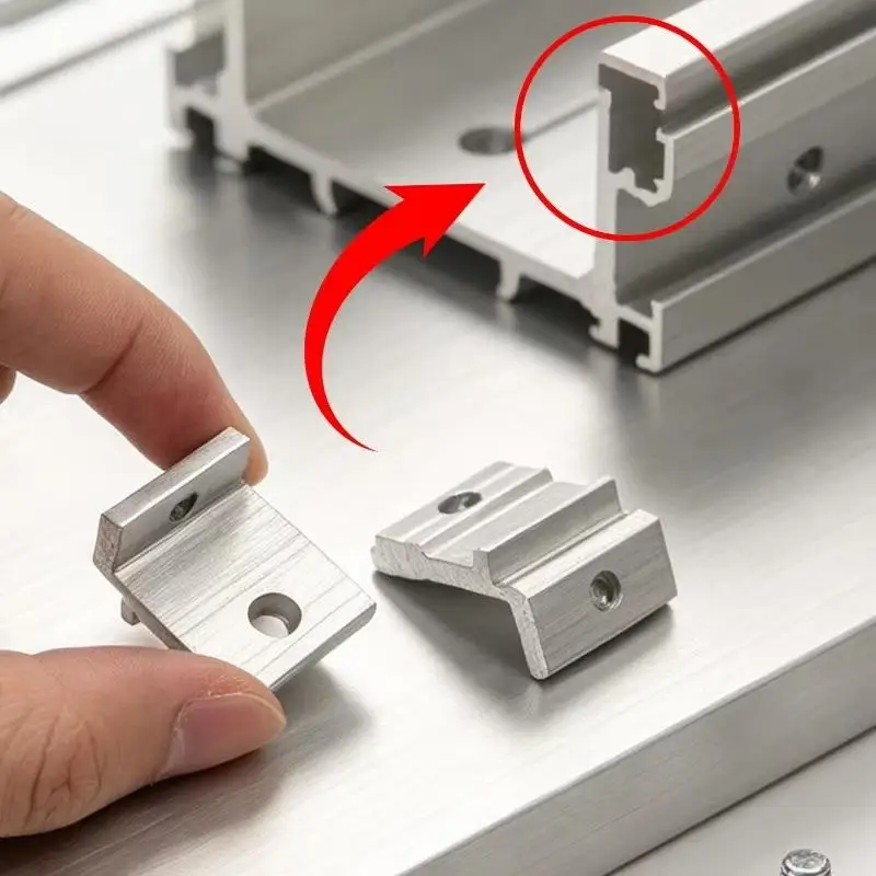 Fixing Side Panel Bracket Easy Assemble 1Pcs Practical Fixing Accessory Fit 2020 3030 4040 Profiles for CNC Router Machine Frame
