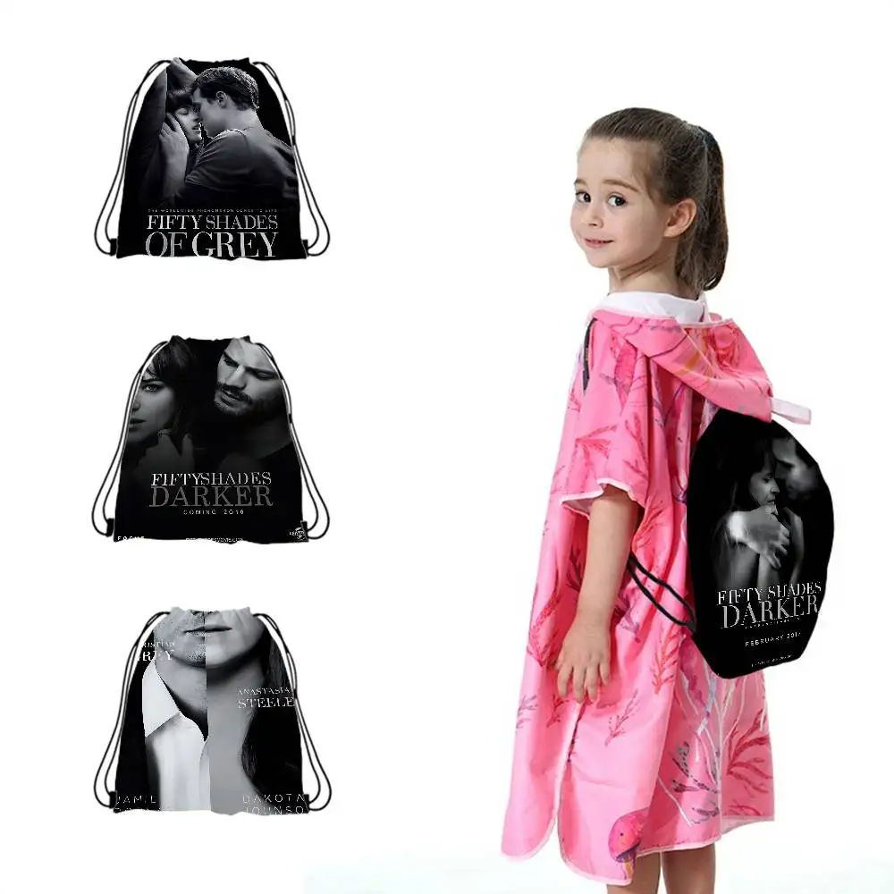 الفيلم الرومانسي الكلاسيكي F-Fifty S-Shades O-Of G-Gray المرأة على ظهره الرياضة باقة جيب الرباط للطي التسوق المحمولة