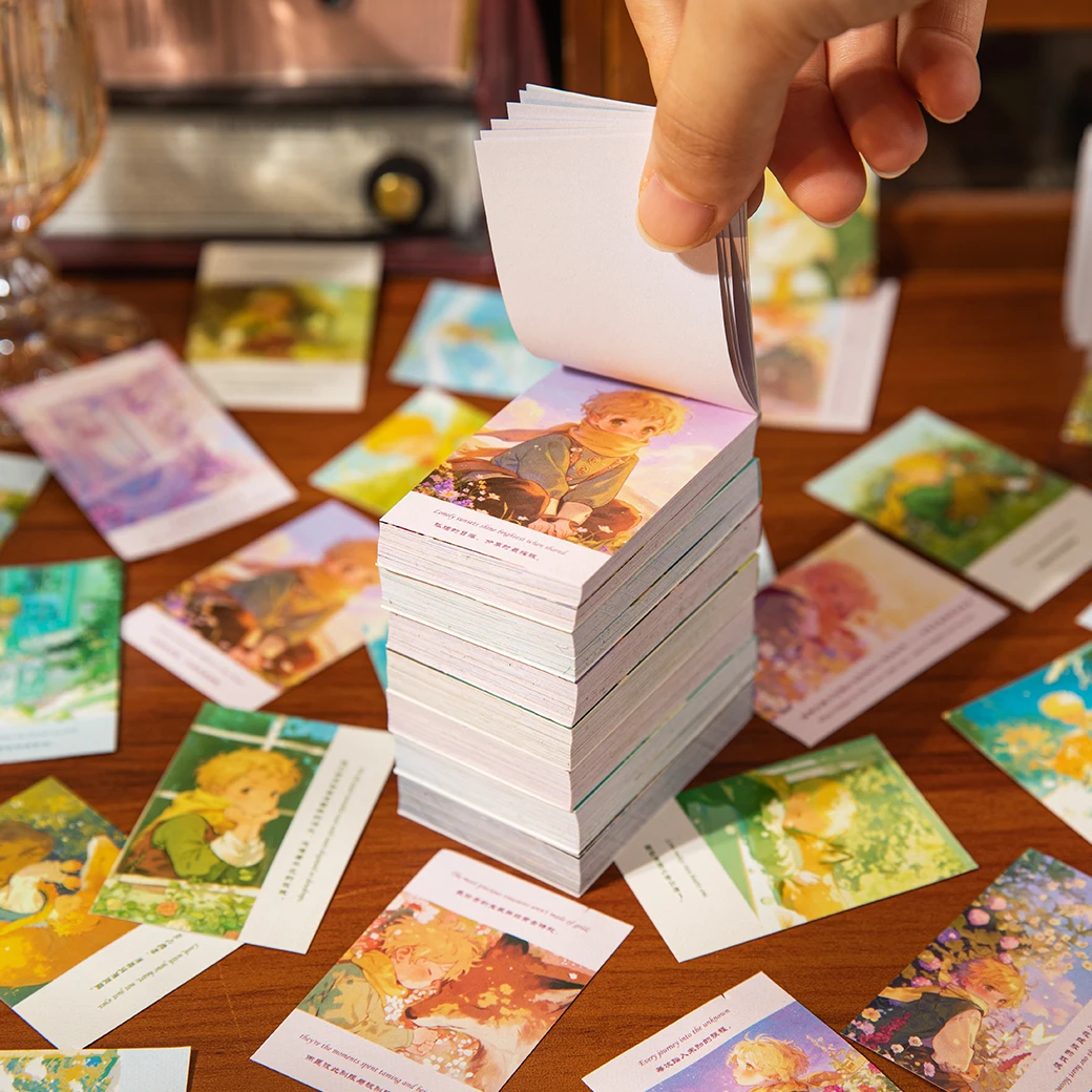 

50-листовая книга-наклейка с героями мультфильмов — японский винтажный стиль Showa, блестящая матовая глянцевая отделка, школьные канцелярские принадлежности