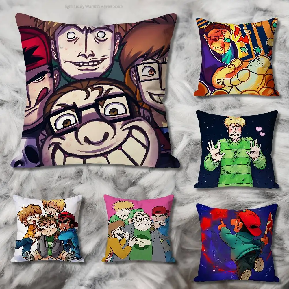 

The E-Eltingville C-Club Anime Celebrity Merchandise All-Match Printed Pillow Case Sofa Car Office Room Decoration Protector