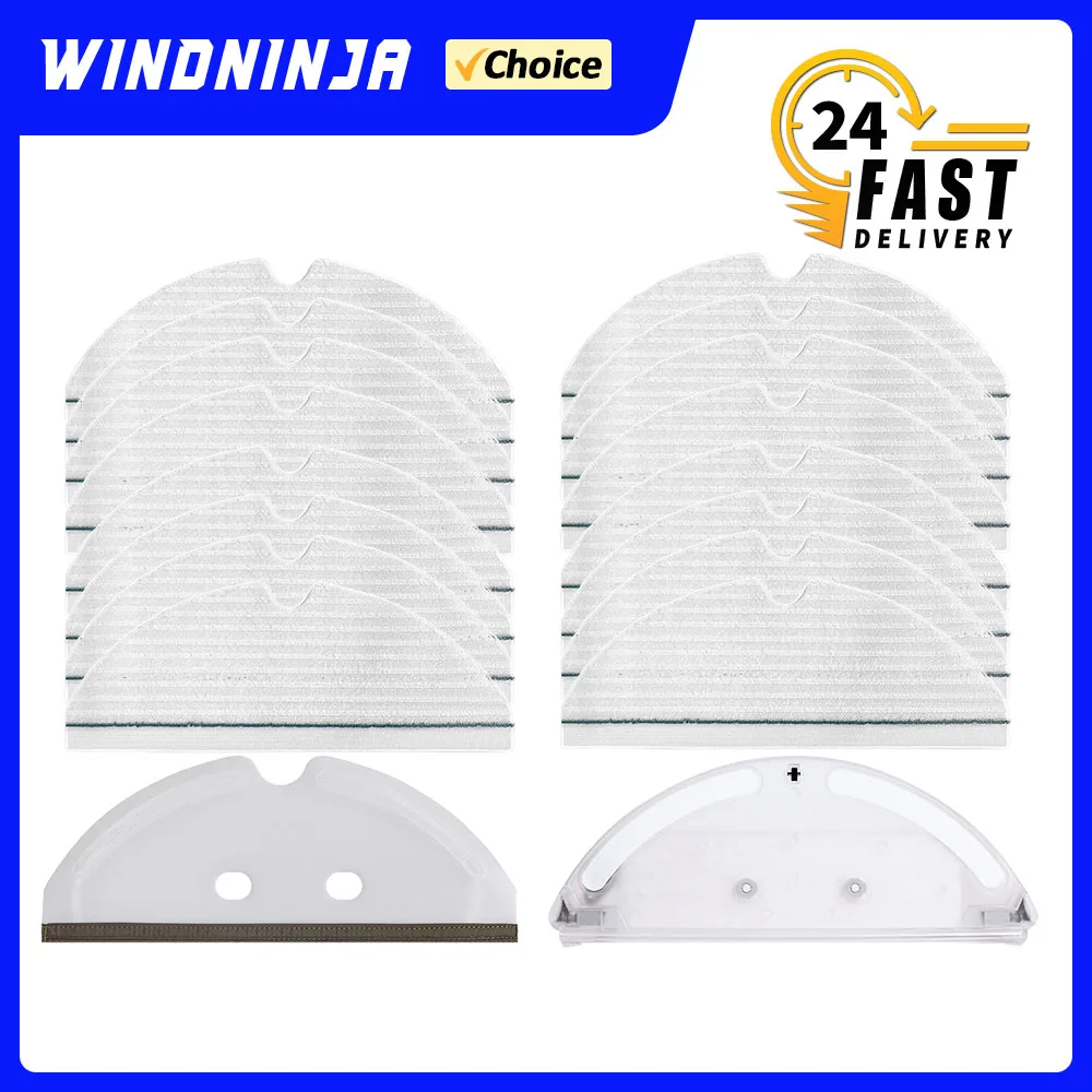 Wischmopp-Tuch, Wassertank, Wischmopphalter für Xiaomi Roborock S50 S54 S55 S5 Max S6 S6 Pure S6 MaxV T6 E35 E2 E4 – Einweg-Ersatzteil