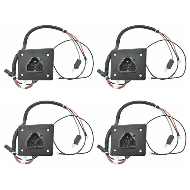 

4X For EZGO TXT / RXV Charger Receptacle 48V Golf Cart With Delta-Q Charger 602529