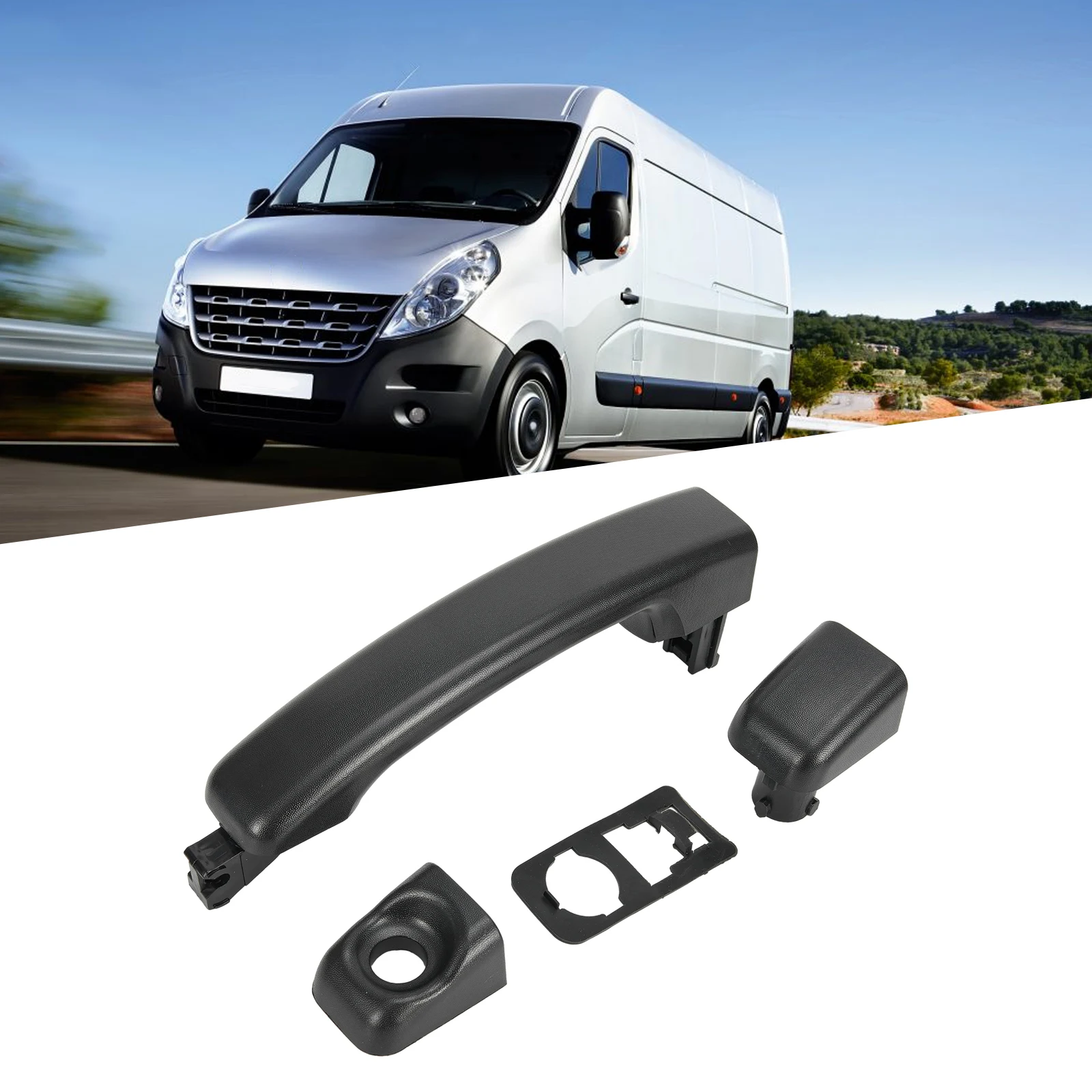 1 Set Exterior Sliding Door Handle For Renault Master For Vauxhall For Movano For Vauxhall For Nissan NV400 2010-2016